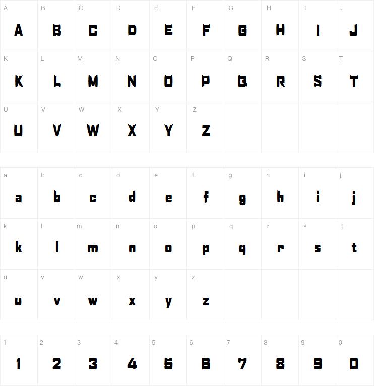 H0bby of night字体