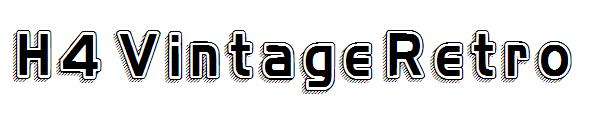 H4 Vintage Retro