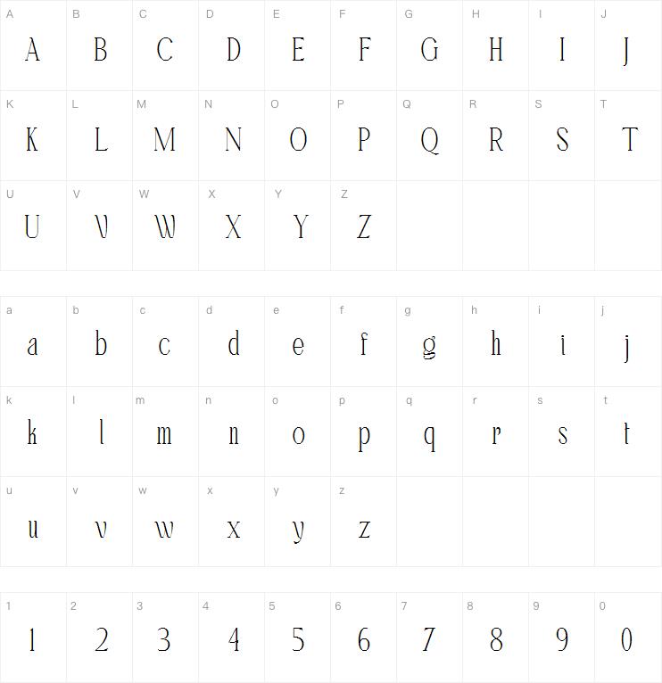 Hacky Light字体