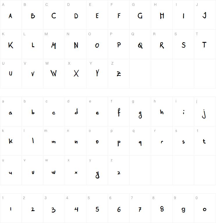 Haeres Letter字体