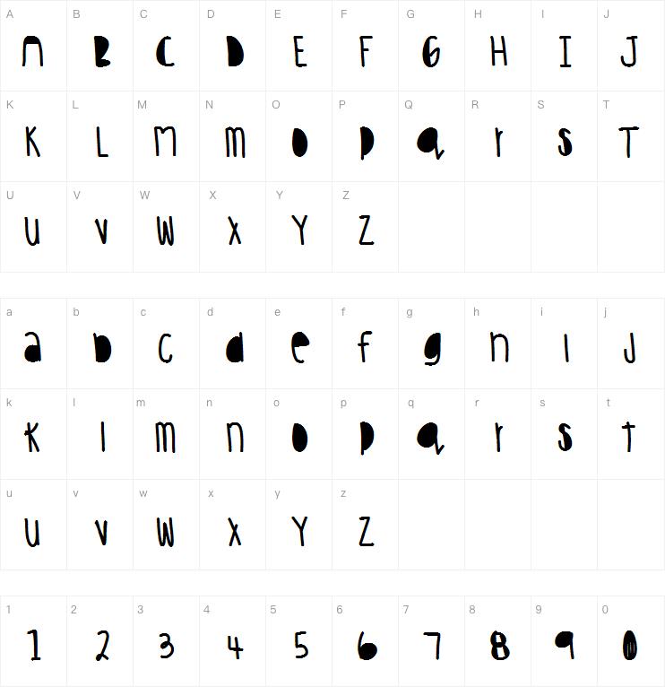 HakunaMatata字体