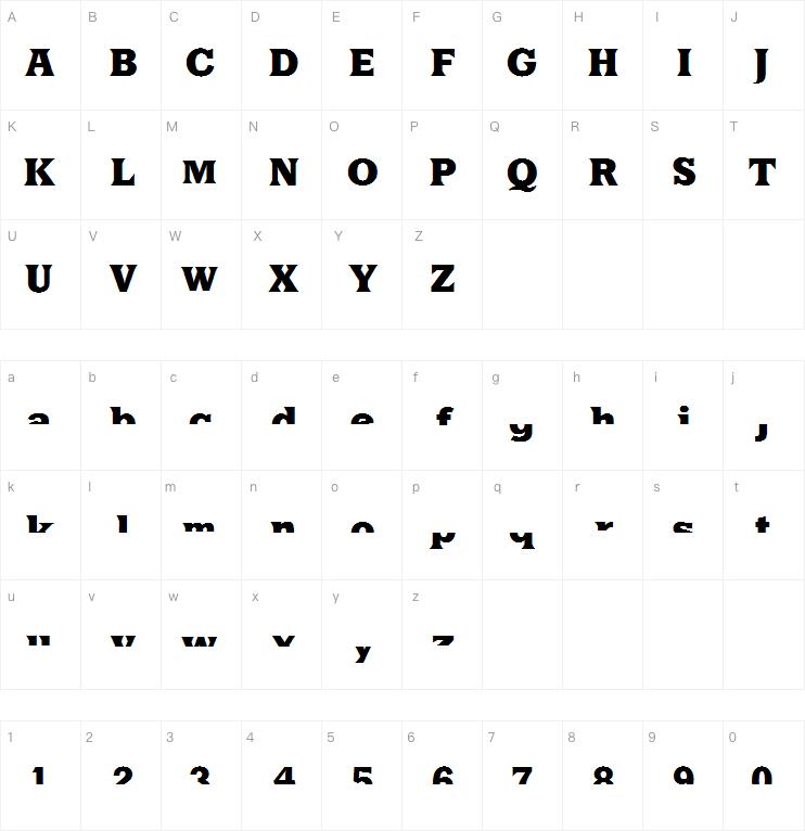 Halfs Are Enough Latin字体