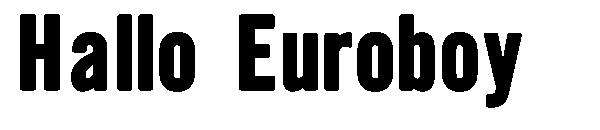 Hallo Euroboy字体