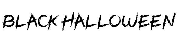 Black Halloween字体