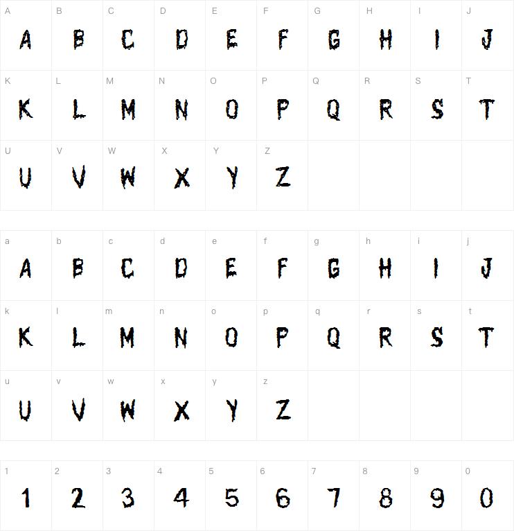 Halloween Slime字体