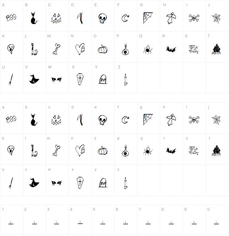 Halloween Spirits字体