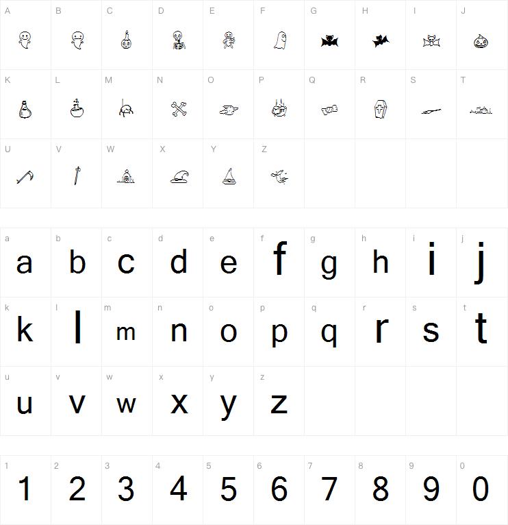 Halloween Trick字体