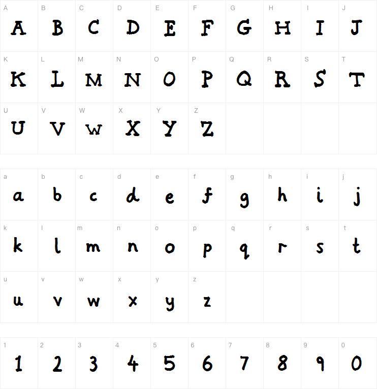 Hamish字体