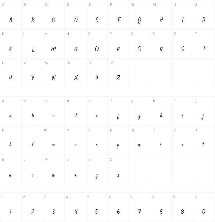 Hamsley Script字体