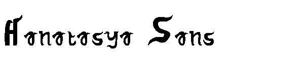 Hanatasya Sans字体