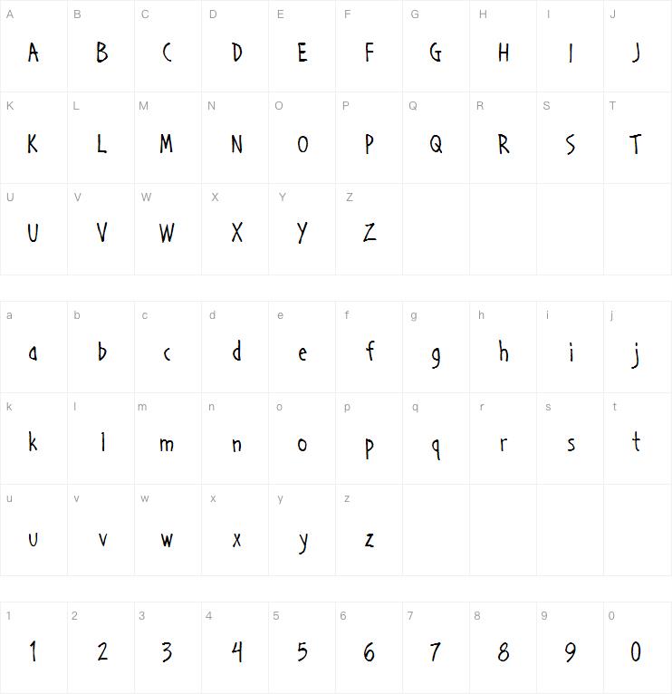 Handage AOE字体