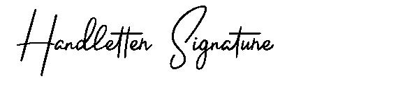 Handletter Signature