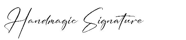 Handmagic Signature字体