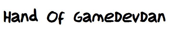 Hand Of GameDevDan字体