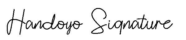 Handoyo Signature