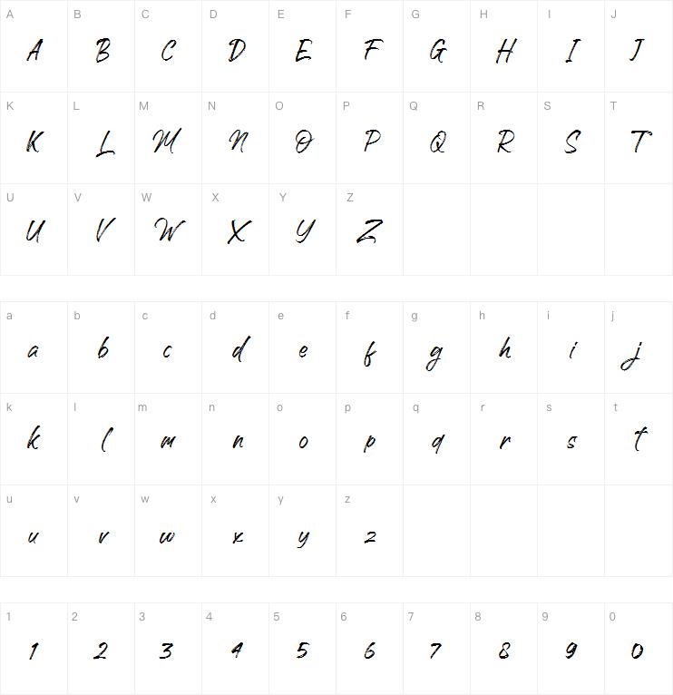 Handscript字体