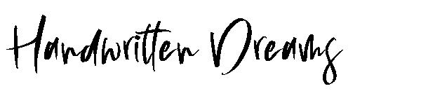 Handwritten Dreams字体