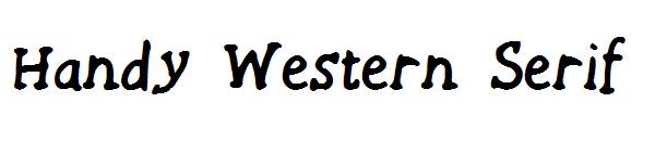 Handy Western Serif字体