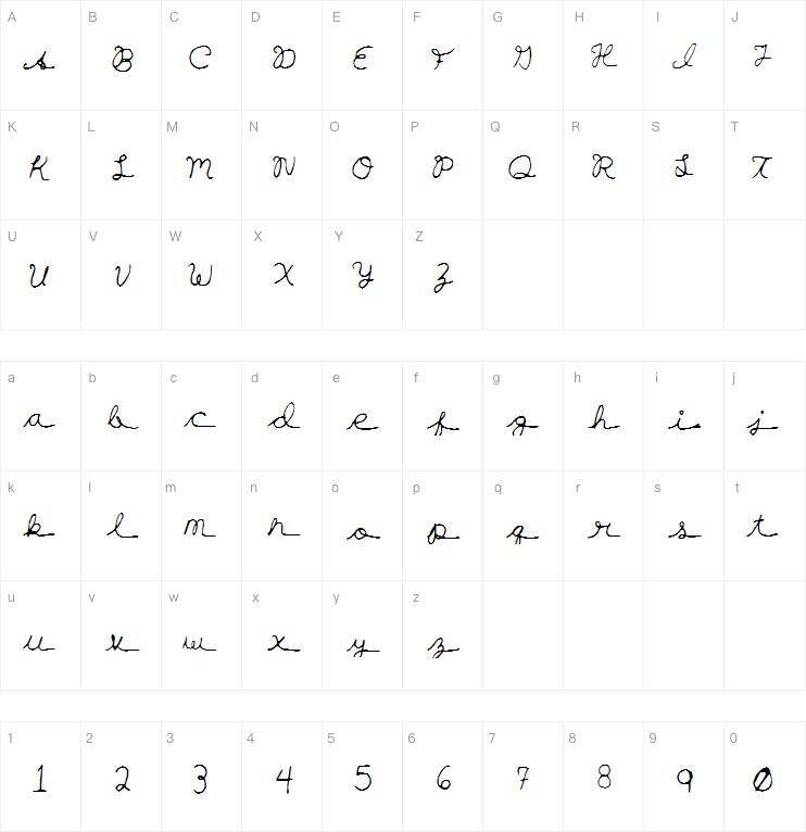 hannahfont字体