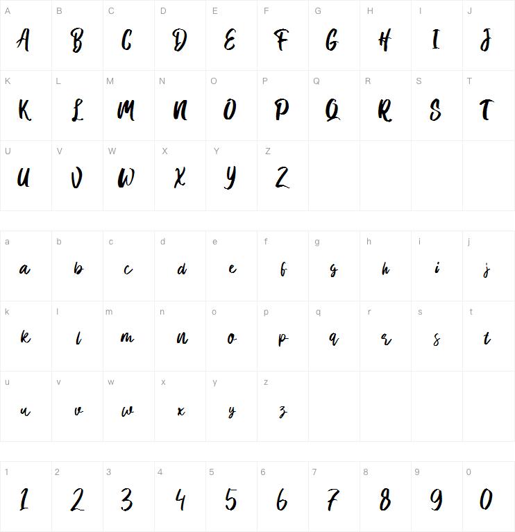 Hanomali字体