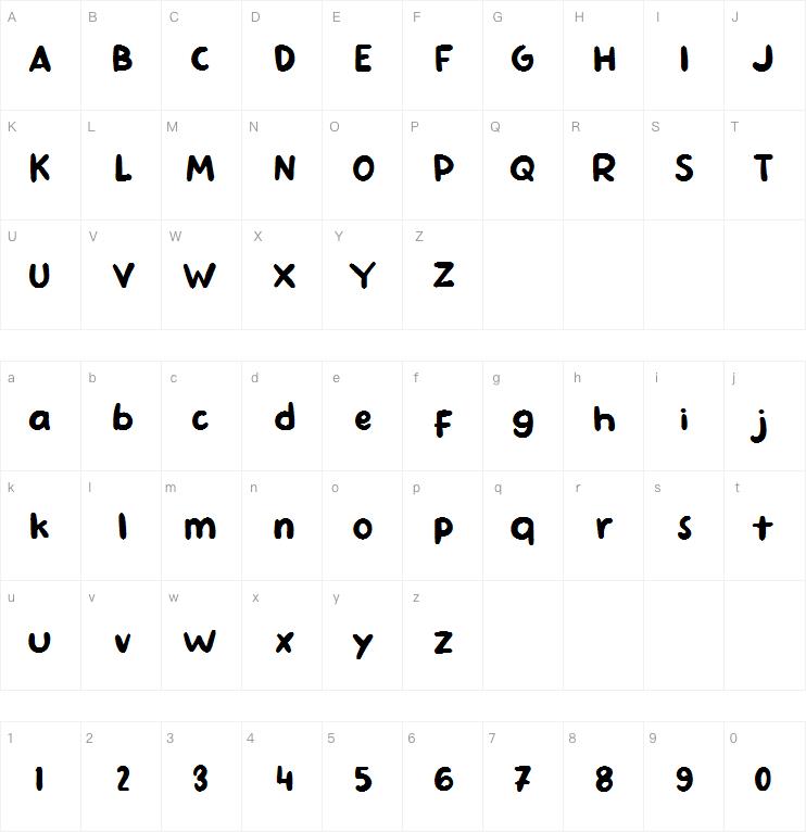 Hansip字体
