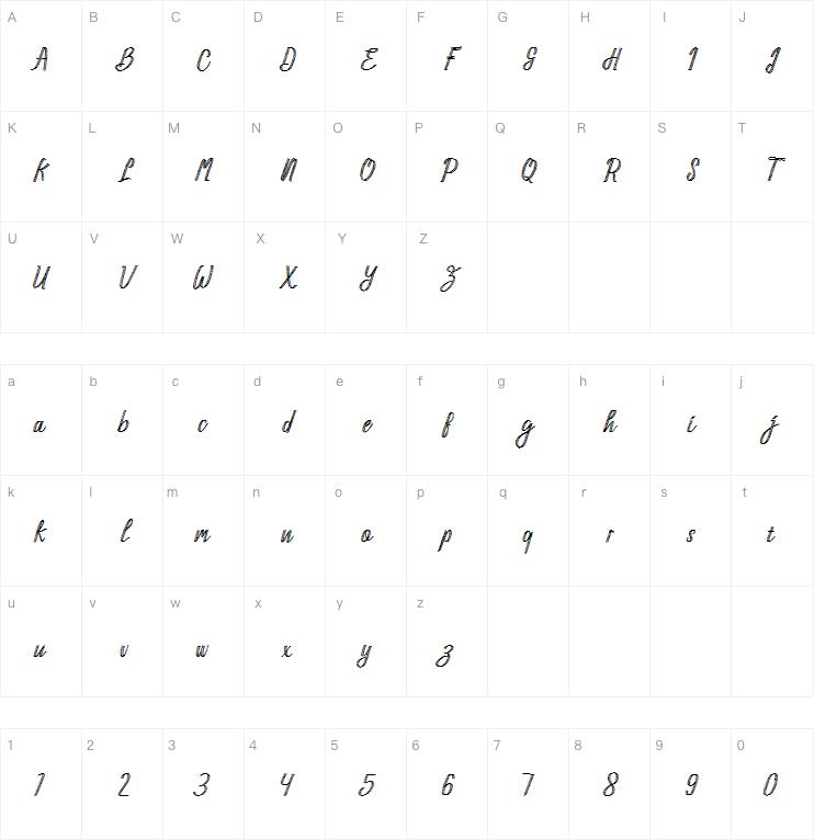 Hantlay字体