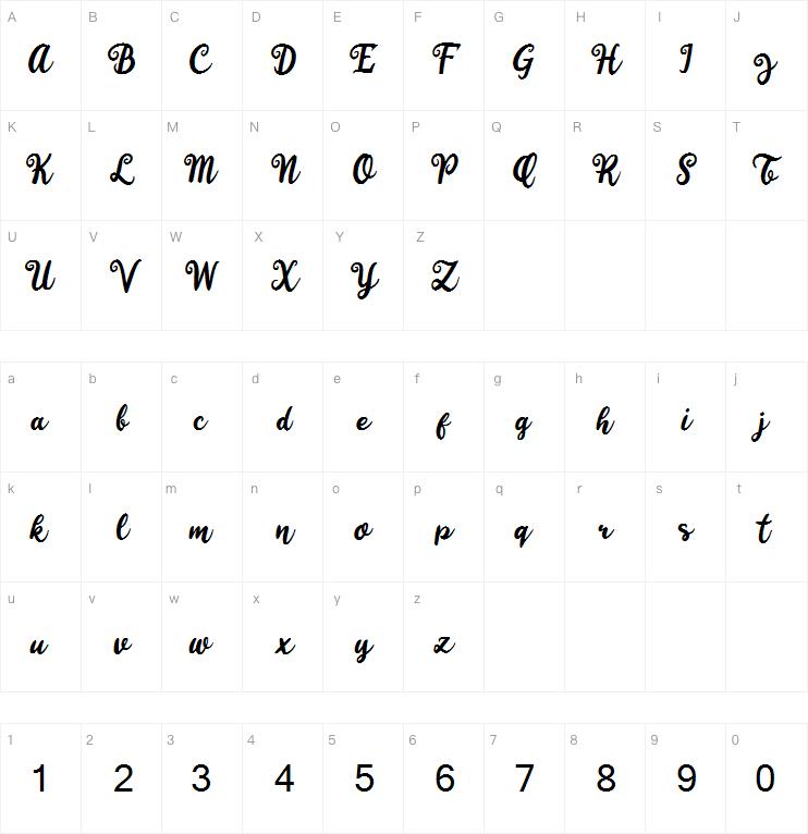 Happy Sunday字体