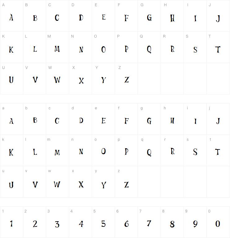 Happy Tree Friends字体