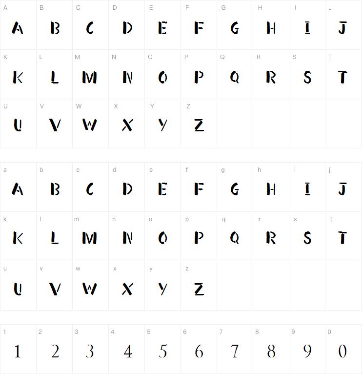 Hard Fox字体
