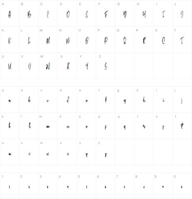 Hardness - Regular字体