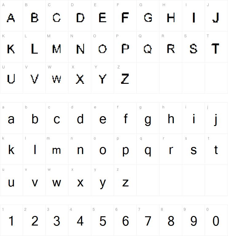 HARDORECAPSONLY字体