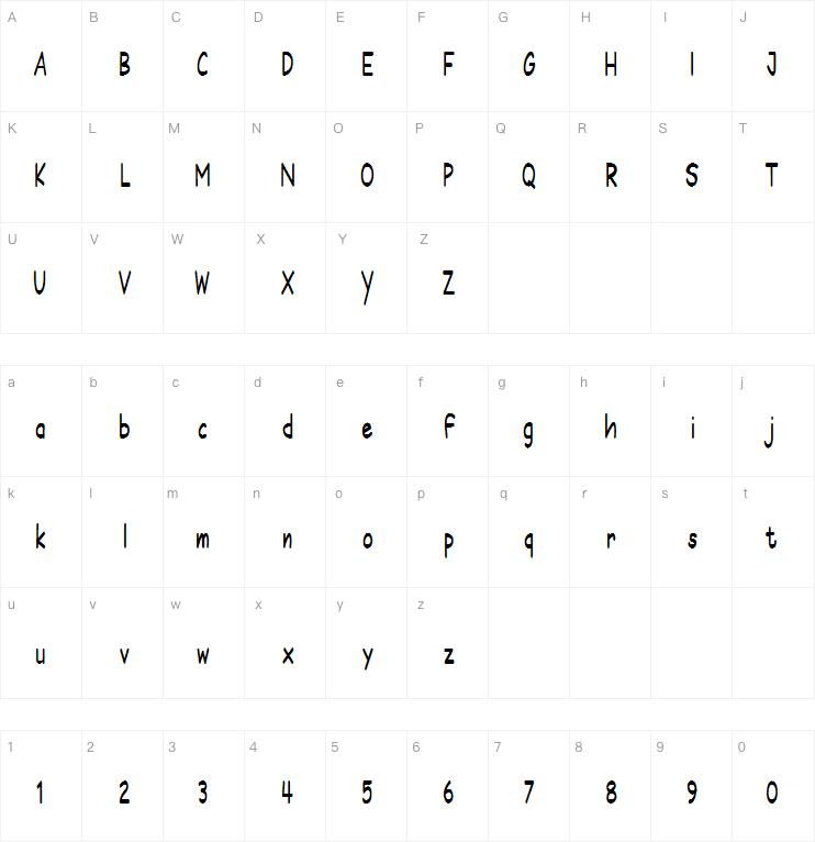 Hard Work字体