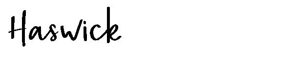 Haswick字体
