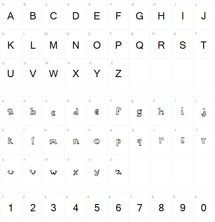 Haunted Mansion字体