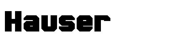 Hauser字体