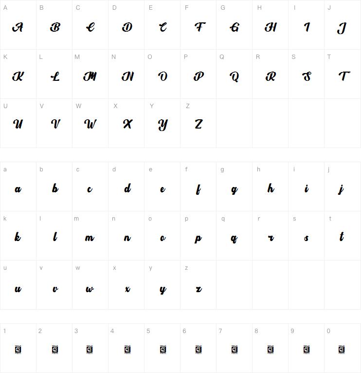 Headbrush字体