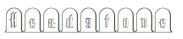 Headstone字体