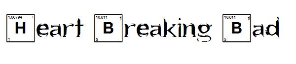 Heart Breaking Bad字体