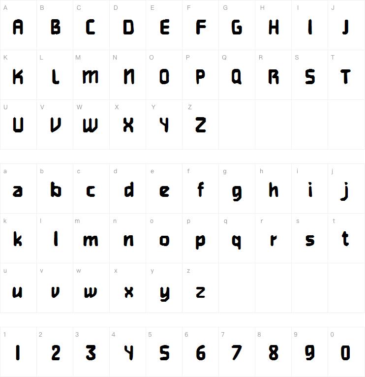 Heavy Weight Gamer字体