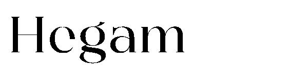 Hegam字体