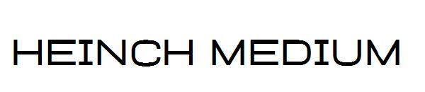 Heinch Medium字体