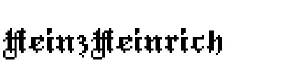 HeinzHeinrich字体