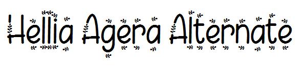 Hellia Agera Alternate字体