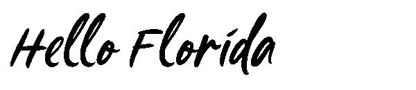 Hello Florida字体