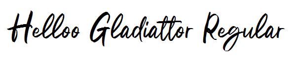 Helloo Gladiattor Regular字体