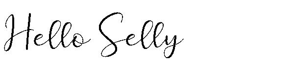 Hello Selly字体