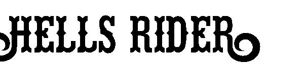 Hells Rider字体