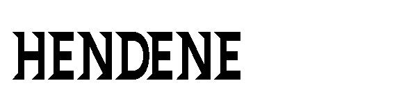 HENDENE字体