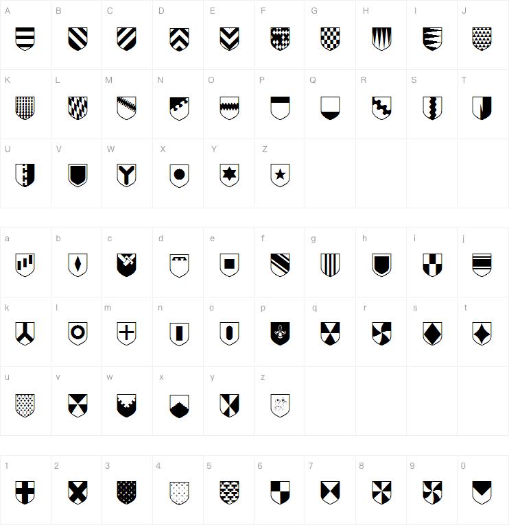 Heraldic字体