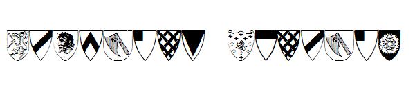 Heraldic Shields字体